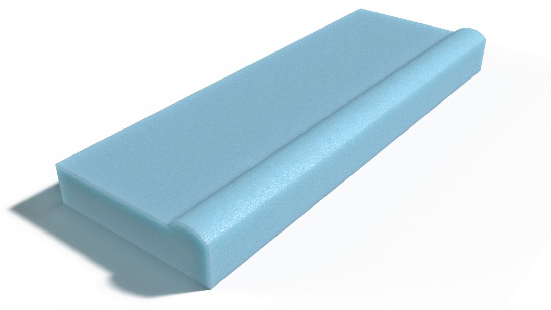 Retic Density Outdoor Wedge Back Cushion Australian Custom Foam