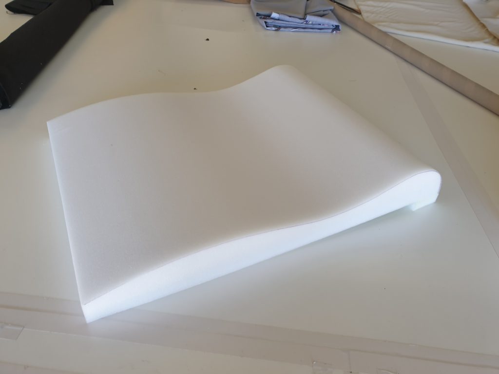 TV chair shaped foam