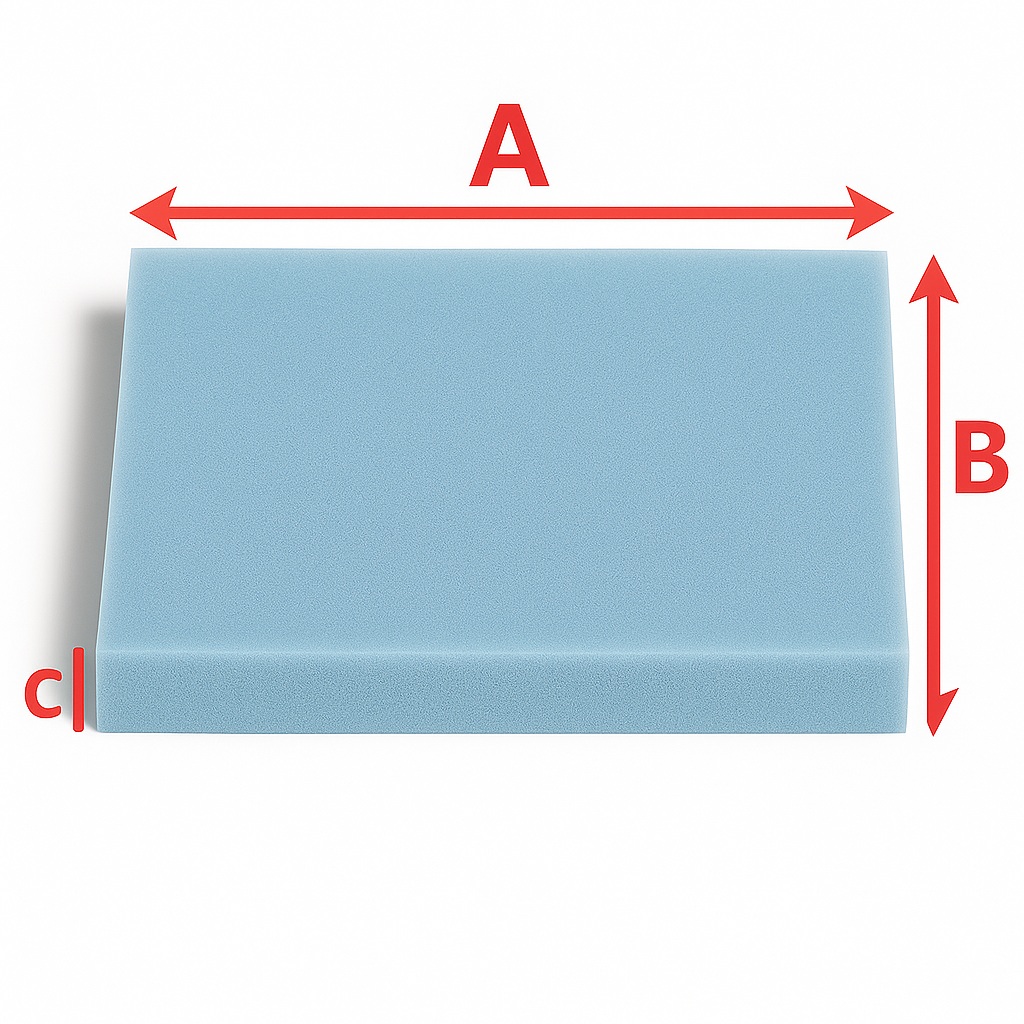 Square and Rectangular Foam Cut to Size – Foam for Home