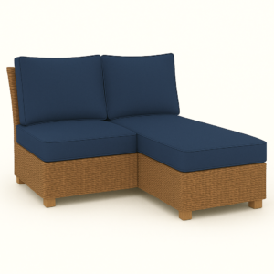 2 Seater Chaise Navy
