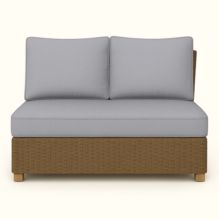 2 seater long base platinum