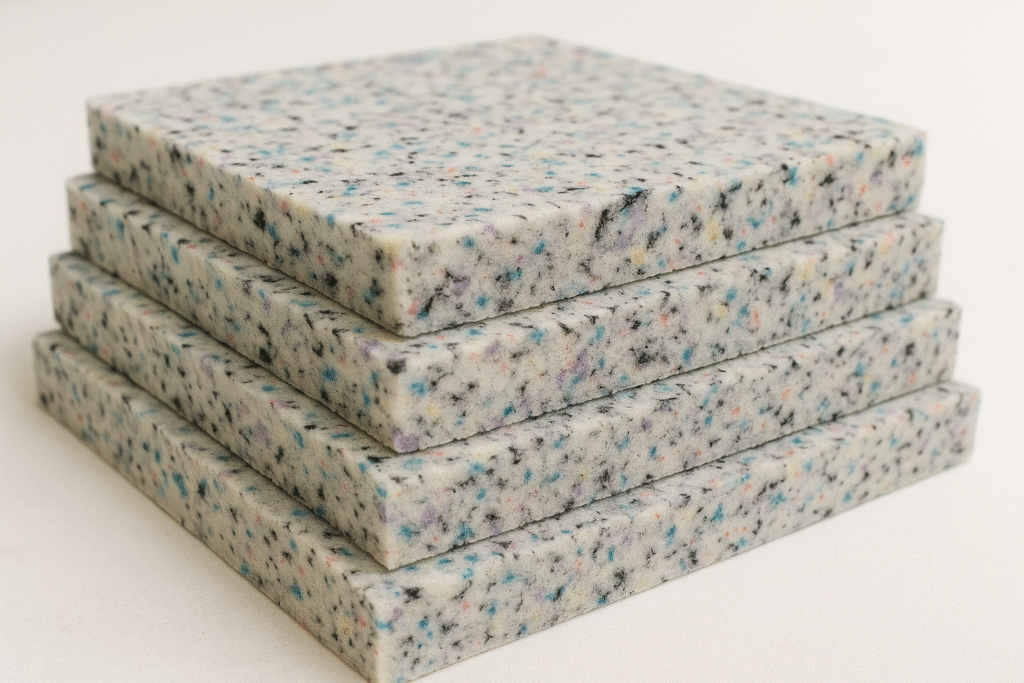 High Density Rebonded Foam Sheet C-150 cut to size for commercial, gym, and acoustic use