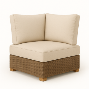Corner modular wicker
