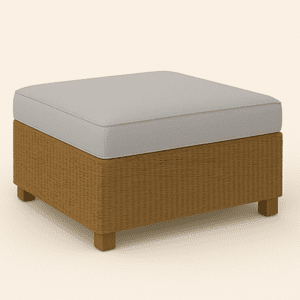 Platinum Ottoman