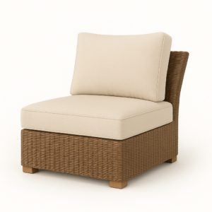Single wicker modular