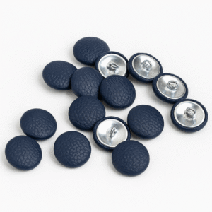 Buttons Navy Vinyl