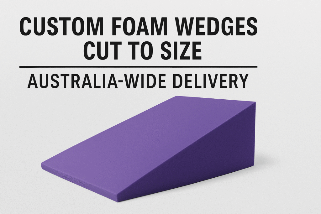 custom foam wedge cut to size