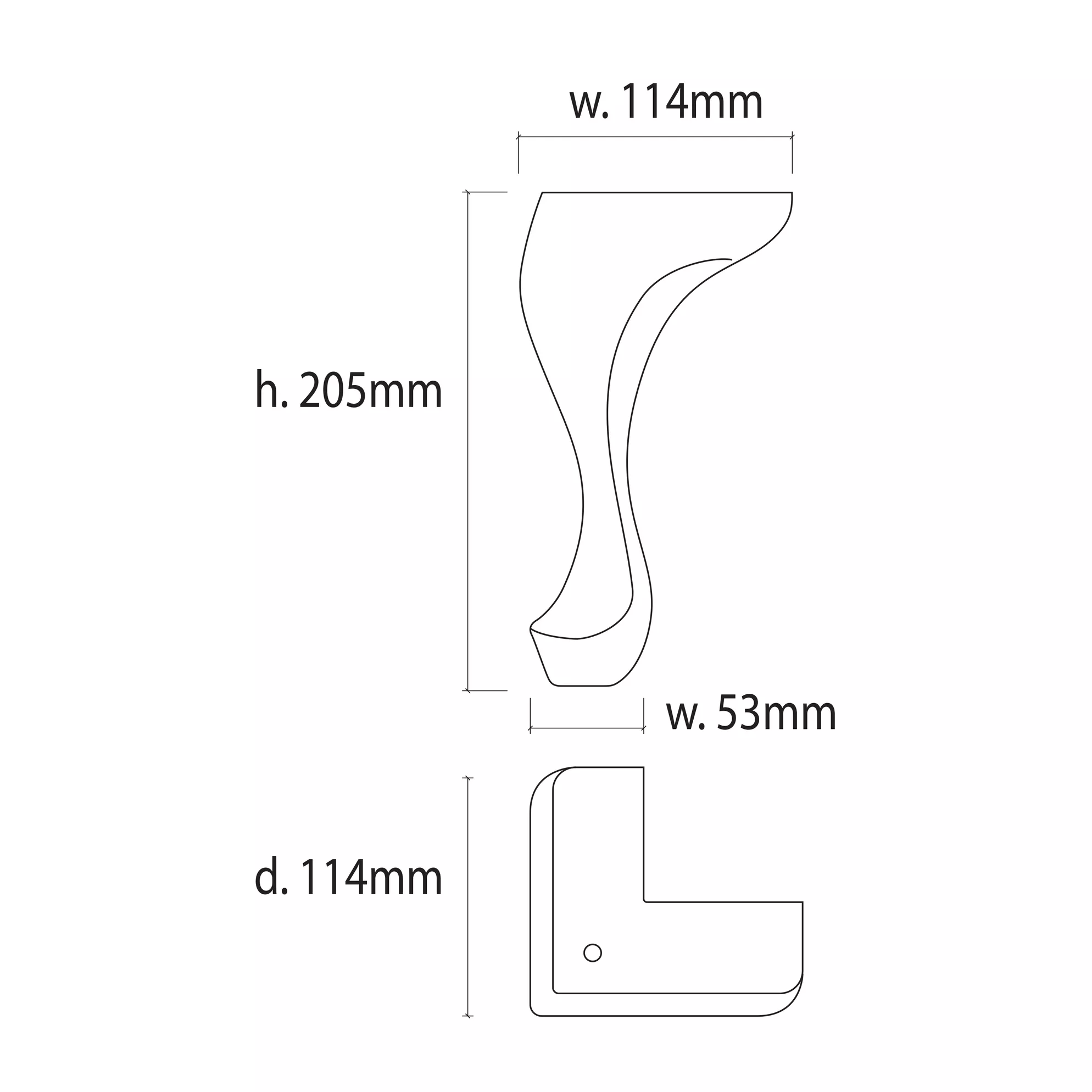 Cabriole 210 Mahogany specs