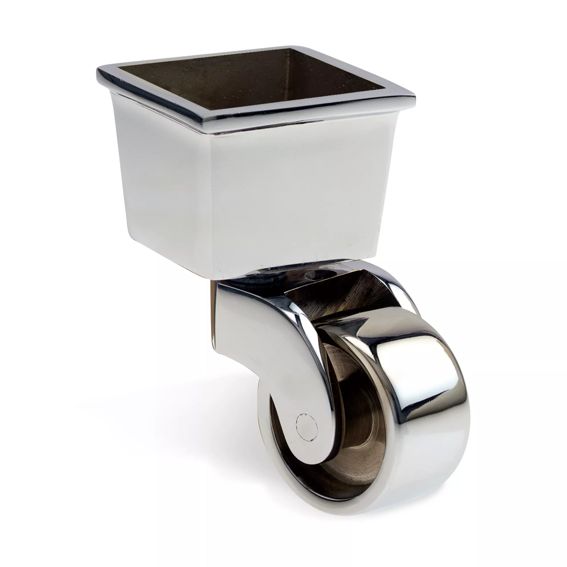 Castor & Cup 45mm Square Chrome
