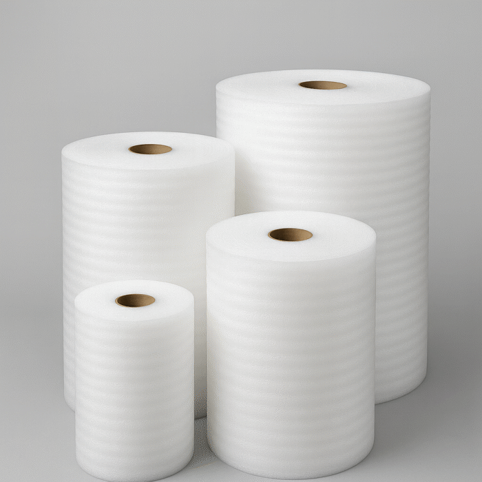 EPE foam rolls – closed-cell polyethylene protective wrap for packaging and surface protection