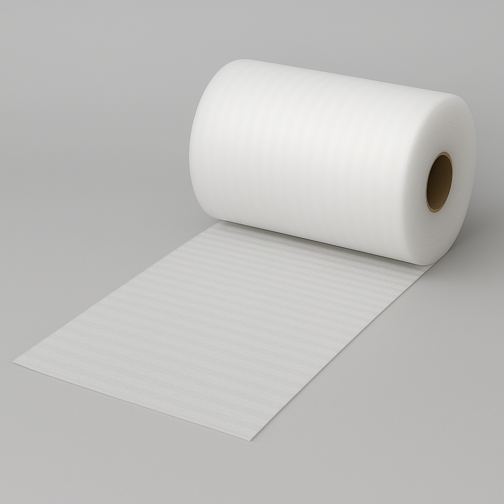 EPE foam roll – closed-cell polyethylene protective wrap for packaging and shipping