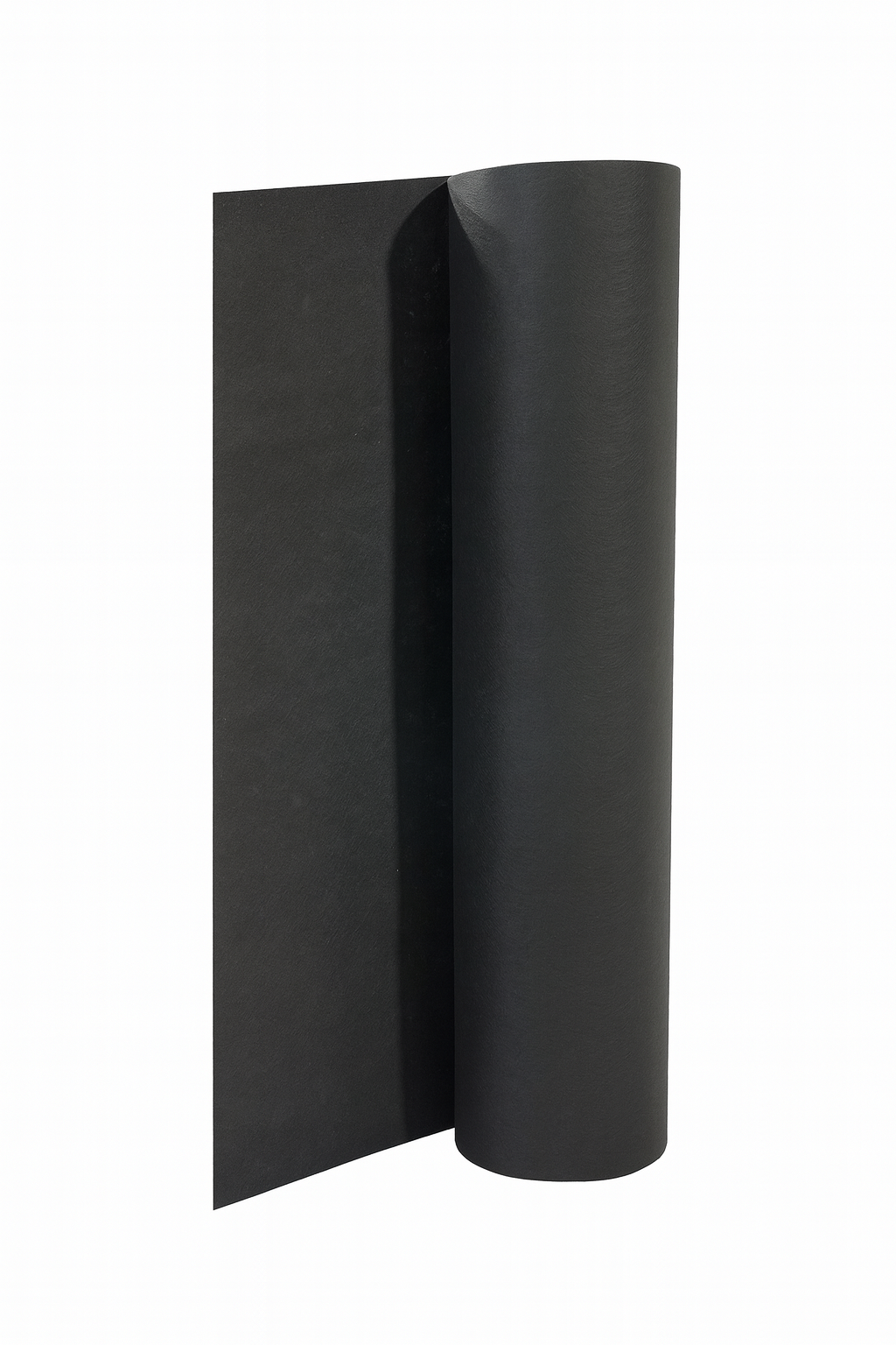Roll of black bottom cloth made from spunbond polypropylene fabric for upholstery dust covers