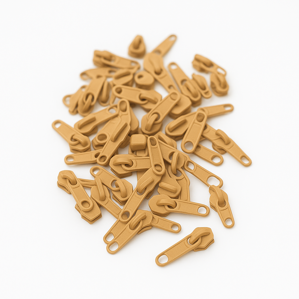 Beige Zip Sliders – 100 Pack (#4 Size)