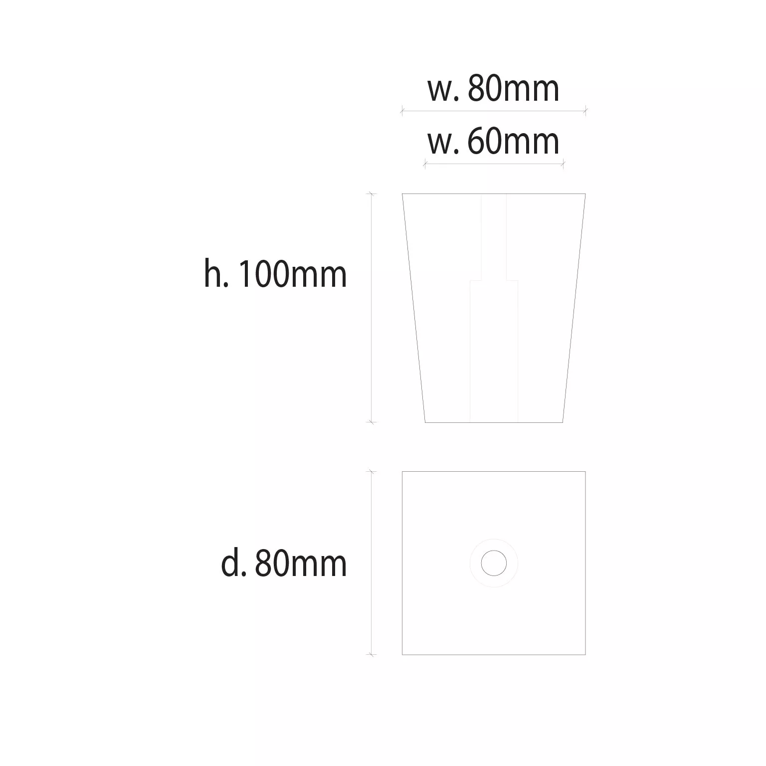 Chock Leg Raw - Image 2