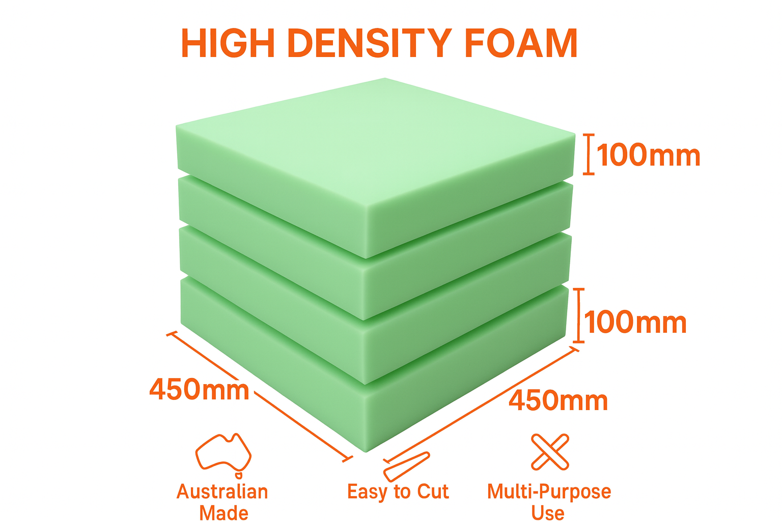 High Density Foam Seat Pad