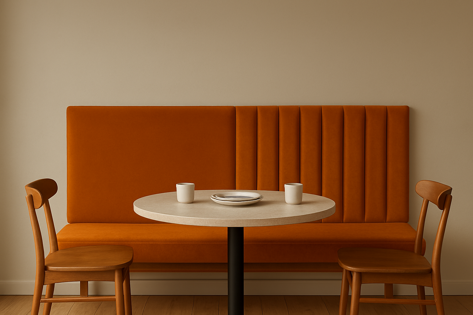 upholstered backrest cushions