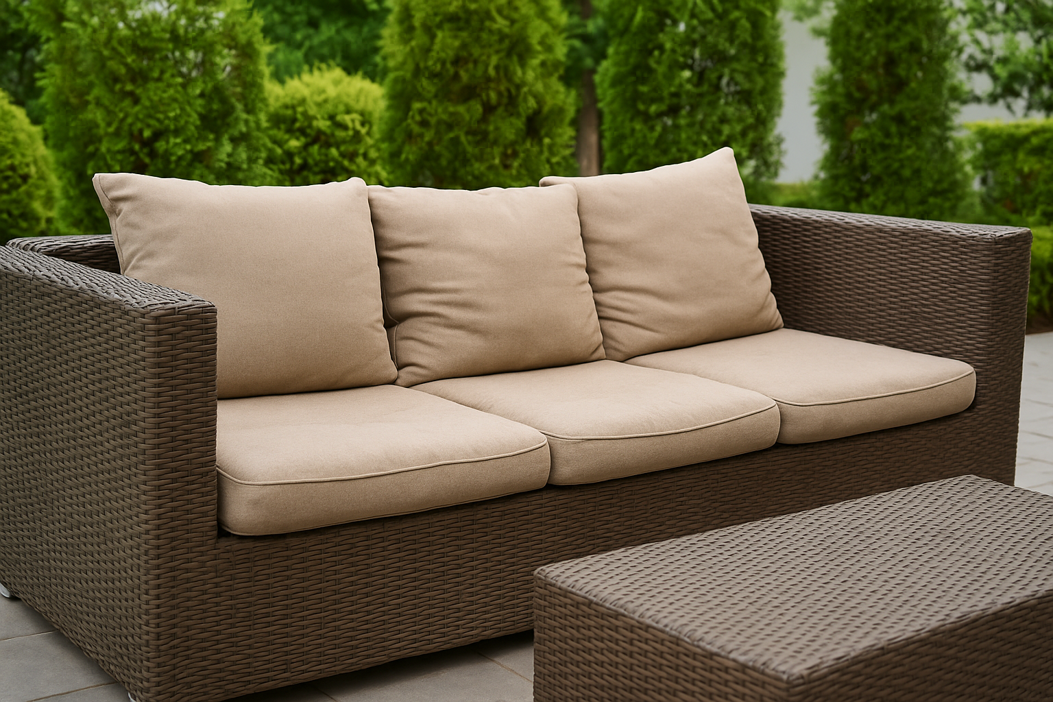flat outdoor cushions