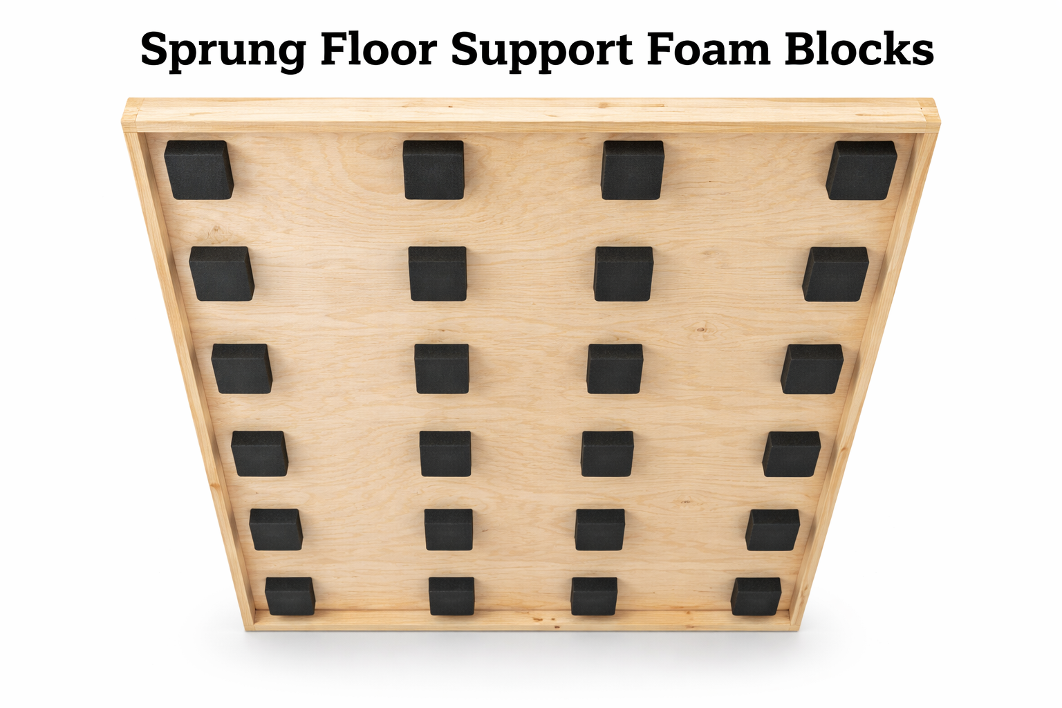 Sprung Floor Support Foam Blocks