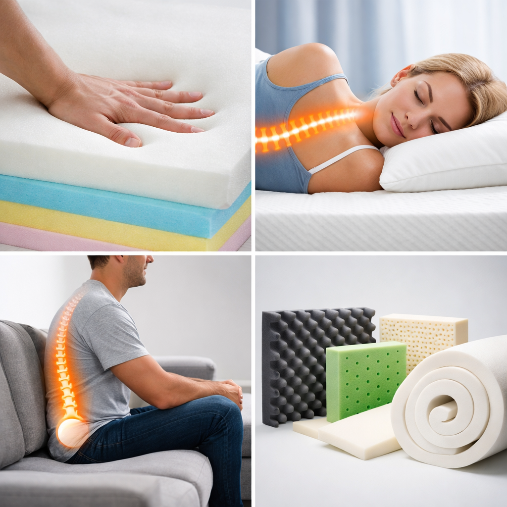 How Foam Supports Your Body in Seating & Sleep