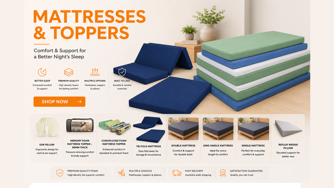 Mattresses and Toppers Slider Image