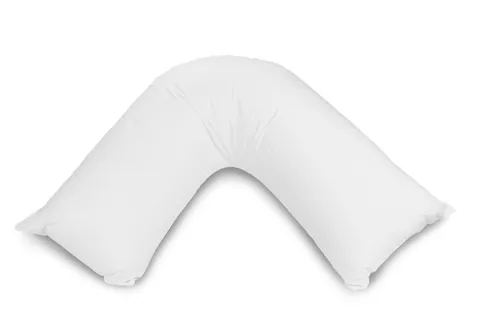 V SHAPE PILLOW WHITE